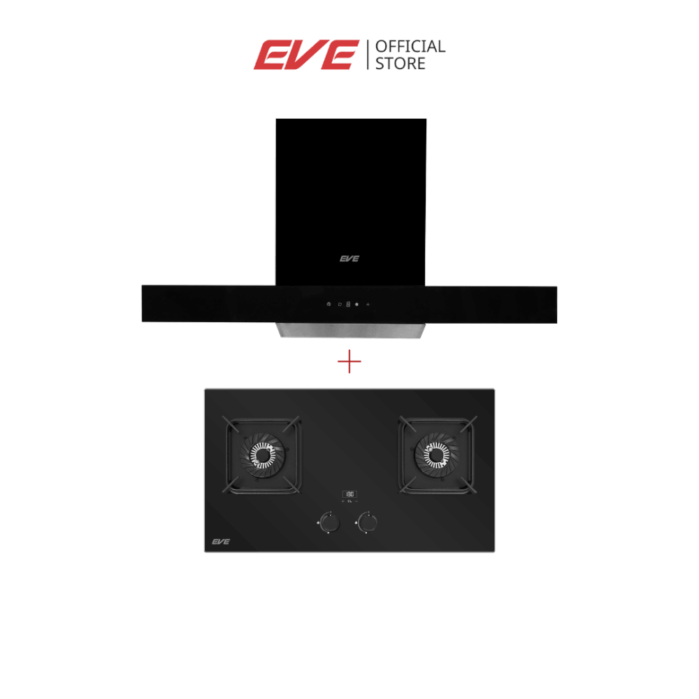 [HOMEPRO EXCLUSIVE] ชุดเซตเครื่องดูดควันติดผนัง+เตาแก๊ส 2หัว EVE รุ่น HC-LOFTBOX-90 90CM+ HB73-B789G/BG PLUS 73CM_11
